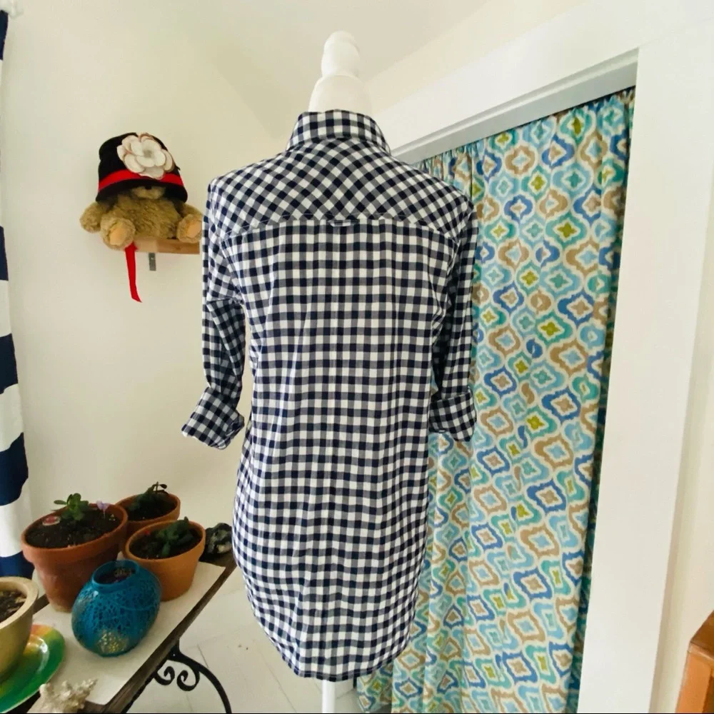 J. Crew Classic-fit Boy Shirt in Crinkle Gingham (size 4P)